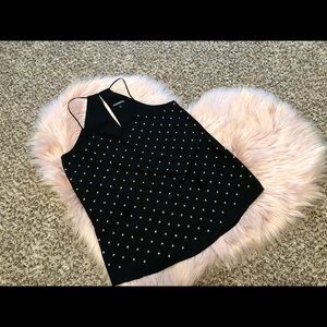 Black Studded Top